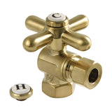 Vintage 3/8-Inch FIP x 3/8-Inch O.D. Comp Quarter-Turn Angle Shut-Off Valve