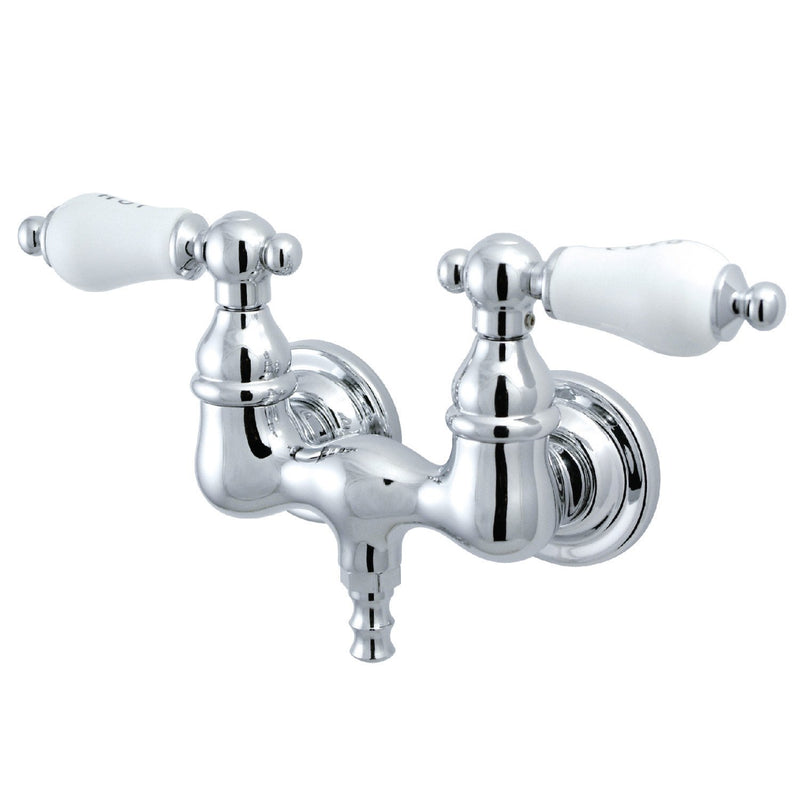 Vintage Two-Handle 2-Hole Tub Wall Mount Tub Faucet