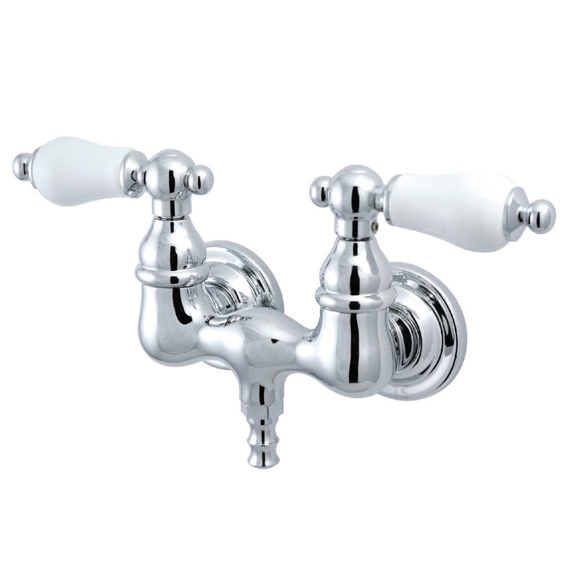 Vintage Two-Handle 2-Hole Tub Wall Mount Tub Faucet
