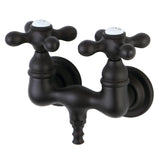 Vintage Two-Handle 2-Hole Tub Wall Mount Clawfoot Tub Faucet