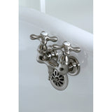 Vintage Two-Handle 2-Hole Tub Wall Mount Clawfoot Tub Faucet