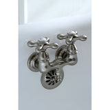 Vintage Two-Handle 2-Hole Tub Wall Mount Clawfoot Tub Faucet