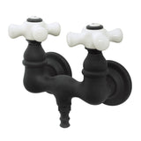 Vintage Two-Handle 2-Hole Tub Wall Mount Clawfoot Tub Faucet