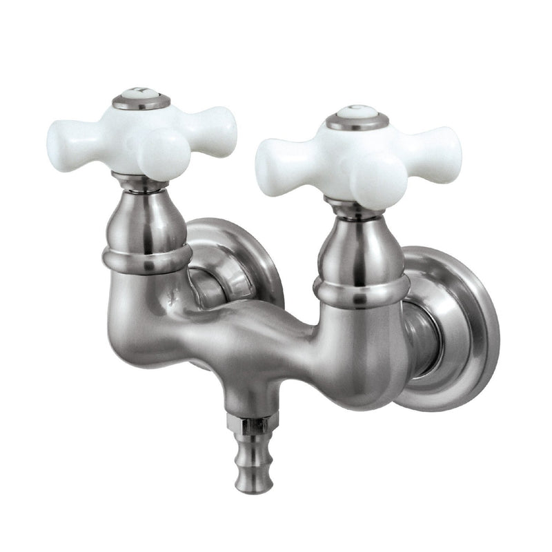 Vintage Two-Handle 2-Hole Tub Wall Mount Tub Faucet