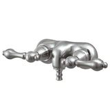 Vintage Two-Handle 2-Hole Tub Wall Mount Clawfoot Tub Faucet