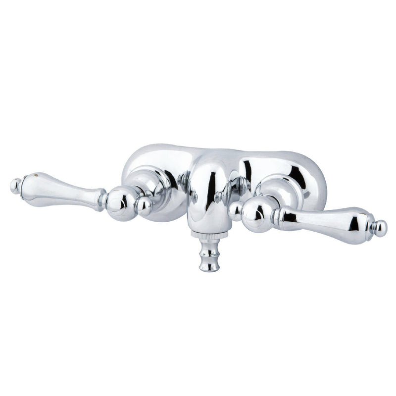 Vintage Two-Handle 2-Hole Tub Wall Mount Clawfoot Tub Faucet