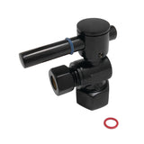 Concord 1/2-Inch FIP x 3/8-Inch O.D. Comp Quarter-Turn Angle Shut-Off Valve