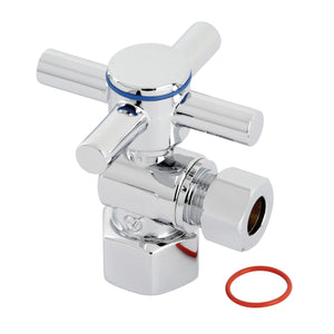 Concord 1/2-Inch FIP x 3/8-Inch O.D. Comp Quarter-Turn Angle Shut-Off Valve
