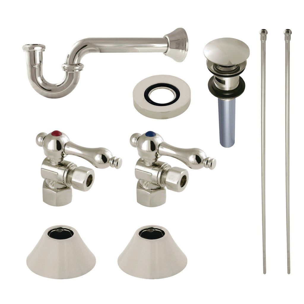 Trimscape Traditional Plumbing Sink Trim Kit with P-Trap and Overflow Drain