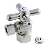 Vintage 1/2-Inch FIP x 3/8-Inch O.D. Comp Quarter-Turn Angle Shut-Off Valve