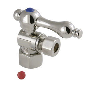 Vintage 1/2-Inch FIP x 3/8-Inch O.D. Comp Quarter-Turn Angle Shut-Off Valve