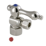Vintage 1/2-Inch FIP x 3/8-Inch O.D. Comp Quarter-Turn Angle Shut-Off Valve