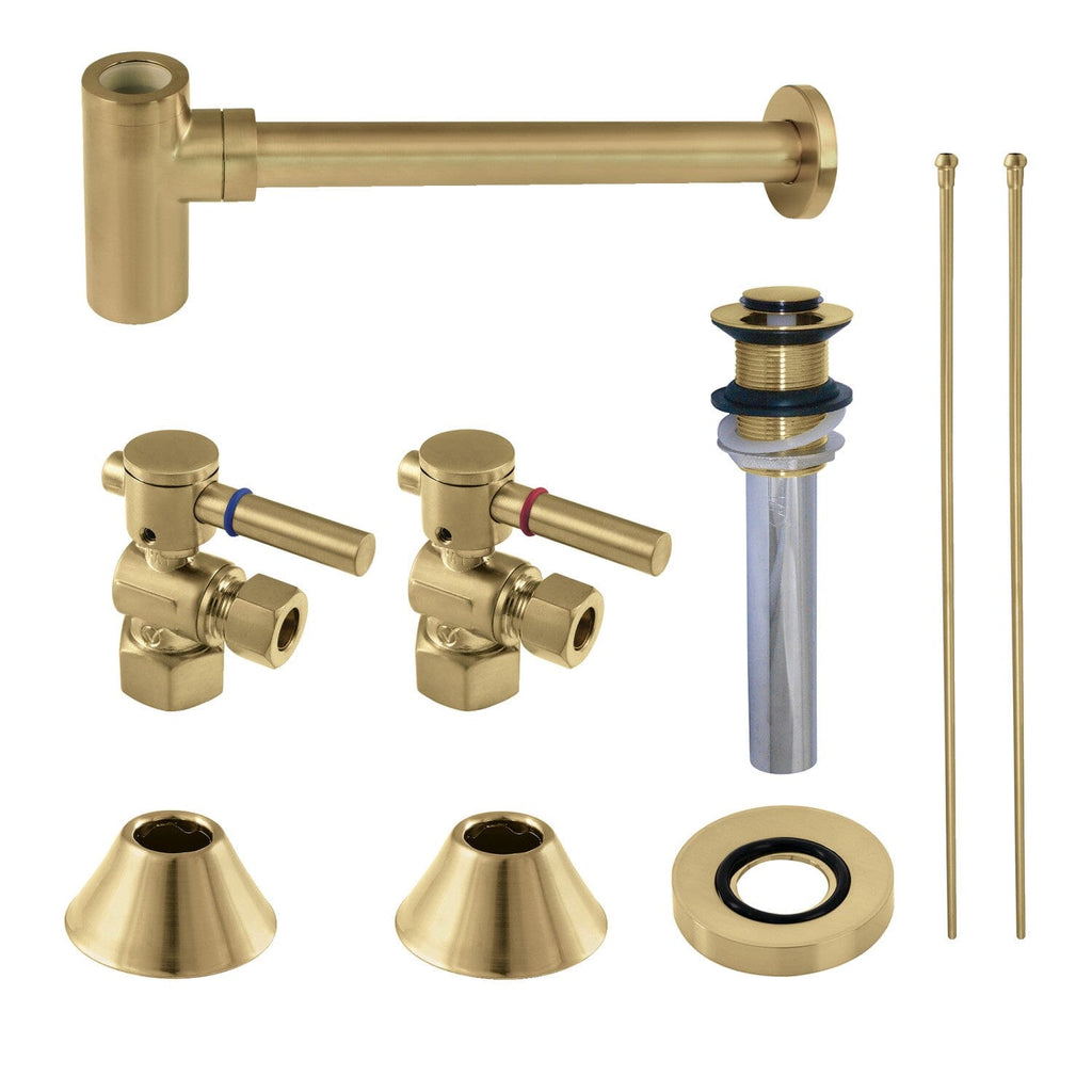 Trimscape Contemporary Plumbing Sink Trim Kit with Bottle Trap and Drain
