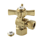 Millennium 1/2-Inch FIP x 3/8-Inch OD Compression Quarter-Turn Angle Stop Valve