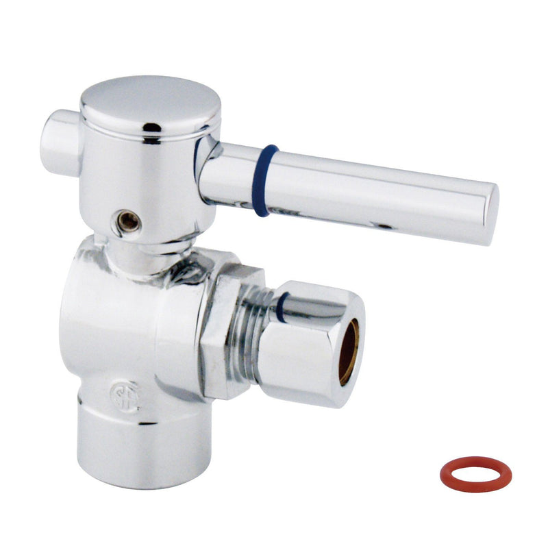 Concord 1/2-Inch Sweat x 3/8-Inch O.D. Comp Angle Shut-Off Valve