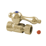 Vintage 1/2-Inch Sweat x 3/8-Inch O.D. Comp Straight Shut-Off Valve