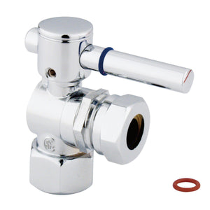 Concord 1/2-Inch FIP x 1/2-Inch or 7/16-Inch Slip Joint Quarter-Turn Angle Shut-Off Valve