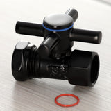 Concord 1/2-Inch FIP x 1/2-Inch or 7/16-Inch Slip Joint Quarter-Turn Straight Shut-Off Valve