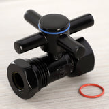 Concord 1/2-Inch FIP x 1/2-Inch or 7/16-Inch Slip Joint Quarter-Turn Straight Shut-Off Valve