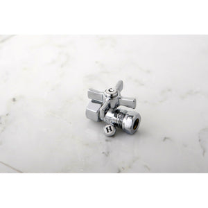 Millennium 1/2-Inch FIP x 1/2-Inch or 7/16-Inch Slip Joint Quarter-Turn Straight Shut-Off Valve