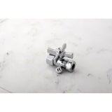 Millennium 1/2-Inch FIP x 1/2-Inch or 7/16-Inch Slip Joint Quarter-Turn Straight Shut-Off Valve
