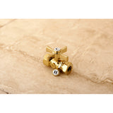 Millennium 1/2-Inch FIP x 1/2-Inch or 7/16-Inch Slip Joint Quarter-Turn Straight Shut-Off Valve