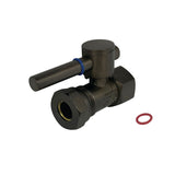 Concord 1/2-Inch FIP x 1/2-Inch or 7/16-Inch Slip Joint Quarter-Turn Straight Shut-Off Valve