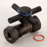 Concord 1/2-Inch FIP x 1/2-Inch or 7/16-Inch Slip Joint Quarter-Turn Straight Shut-Off Valve