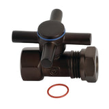 Concord 1/2-Inch FIP x 1/2-Inch or 7/16-Inch Slip Joint Quarter-Turn Straight Shut-Off Valve
