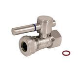 Concord 1/2-Inch FIP x 1/2-Inch or 7/16-Inch Slip Joint Quarter-Turn Straight Shut-Off Valve