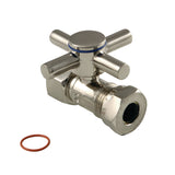 Concord 1/2-Inch FIP x 1/2-Inch or 7/16-Inch Slip Joint Quarter-Turn Straight Shut-Off Valve