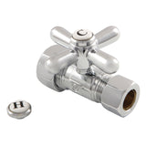 Vintage 5/8-Inch O.D. Comp x 1/2-Inch O.D. Comp Quarter-Turn Straight Shut-Off Valve
