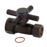 Concord 5/8-Inch O.D. Comp x 1/2-Inch O.D. Comp Quarter-Turn Straight Shut-Off Valve