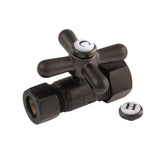 Vintage 5/8-Inch O.D. Comp x 1/2-Inch O.D. Comp Quarter-Turn Straight Shut-Off Valve