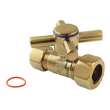 Concord 5/8-Inch O.D. Comp x 1/2-Inch O.D. Comp Quarter-Turn Straight Shut-Off Valve