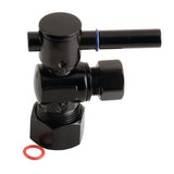 Concord 5/8-Inch O.D. Comp x 3/8-Inch O.D. Comp Quarter-Turn Angle Shut-Off Valve