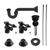 Trimscape Traditional Plumbing Sink Trim Kit with P-Trap and Overflow Drain