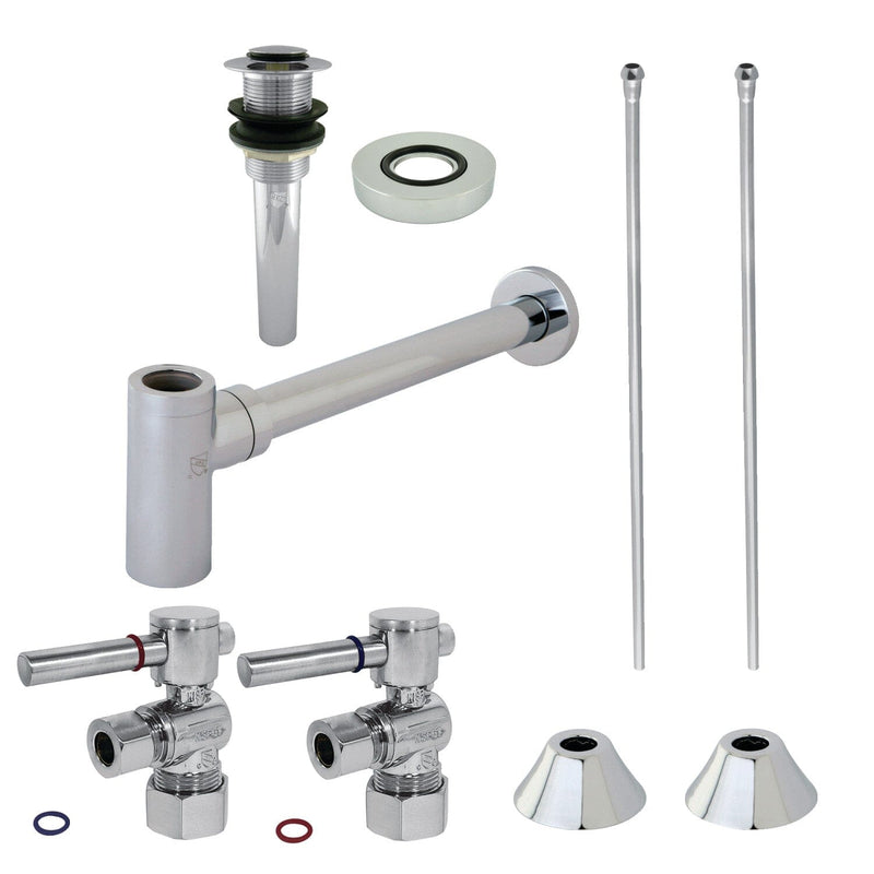 Trimscape Modern Plumbing Sink Trim Kit with Bottle Trap and Drain