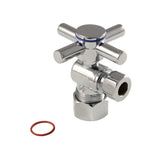 Concord 5/8-Inch O.D. Comp x 3/8-Inch O.D. Comp Quarter-Turn Angle Shut-Off Valve