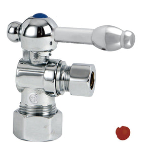 Vintage 5/8-Inch O.D. Comp x 3/8-Inch O.D. Comp Quarter-Turn Angle Shut-Off Valve