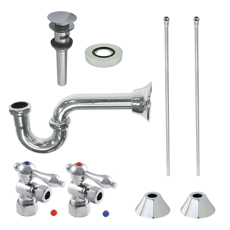 Trimscape Traditional Plumbing Sink Trim Kit with P-Trap and Overflow Drain