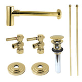 Trimscape Traditional Plumbing Sink Trim Kit with P-Trap and Drain (No Overflow)