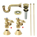 Trimscape Traditional Plumbing Sink Trim Kit with P-Trap and Overflow Drain