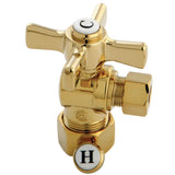 Millennium 5/8-Inch O.D. Comp x 3/8-Inch O.D. Comp Quarter-Turn Angle Shut-Off Valve