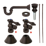 Trimscape Traditional Plumbing Sink Trim Kit with P-Trap and Overflow Drain