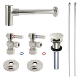 Trimscape Traditional Plumbing Sink Trim Kit with P-Trap and Drain (No Overflow)