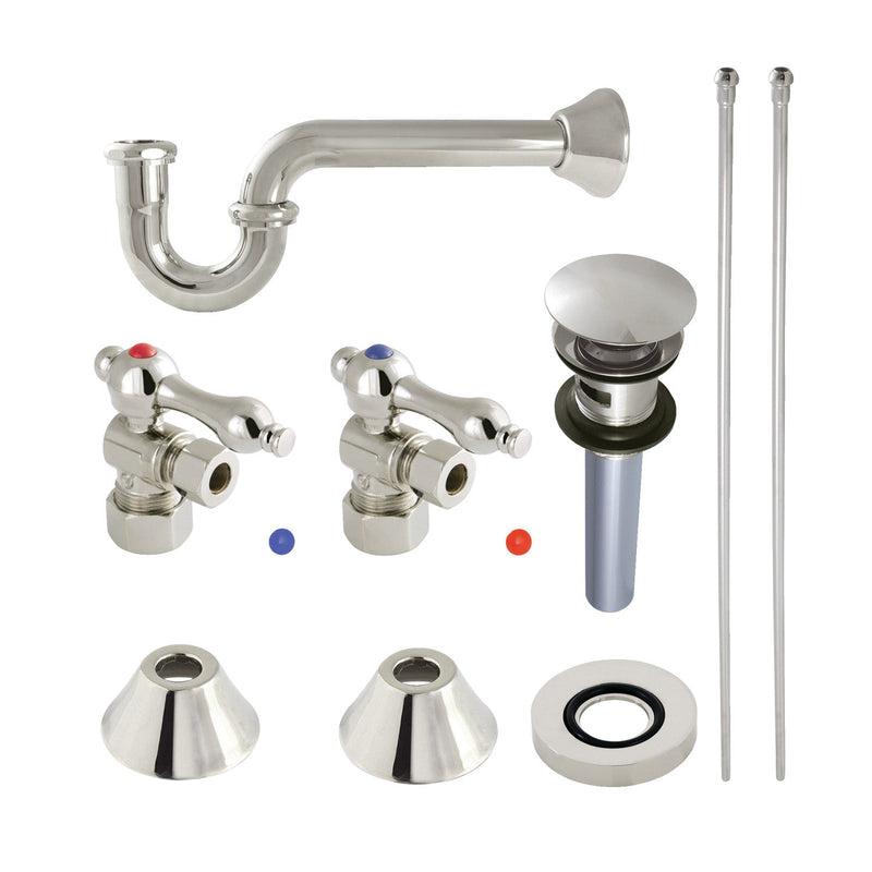 Trimscape Traditional Plumbing Sink Trim Kit with P-Trap and Overflow Drain