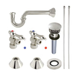 Trimscape Traditional Plumbing Sink Trim Kit with P-Trap and Overflow Drain