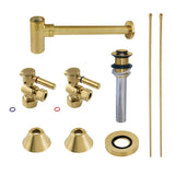 Trimscape Modern Plumbing Sink Trim Kit with Bottle Trap and Drain