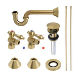 Trimscape Traditional Plumbing Sink Trim Kit with P-Trap and Overflow Drain